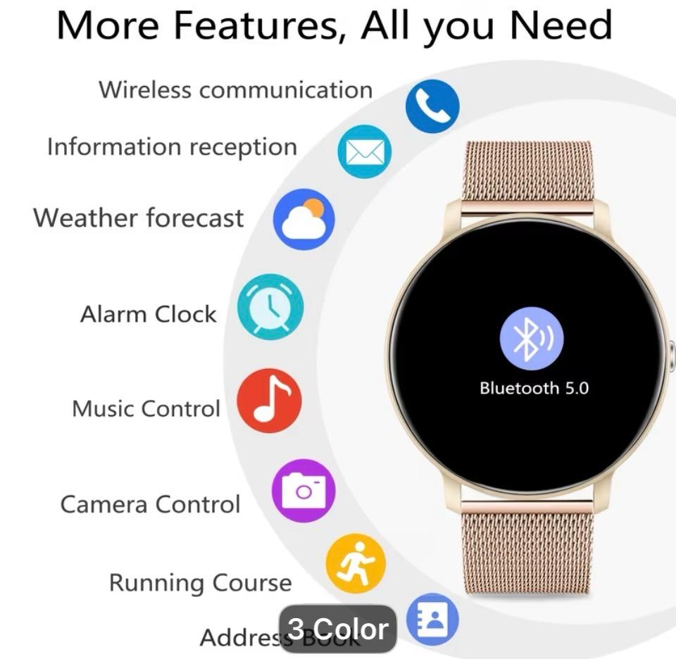 SMARTWATCH TÁCTIL MULTIFUNCIÓN – ELEGANCIA Y TECNOLOGÍA EN TU MUÑECA - Imagen 5
