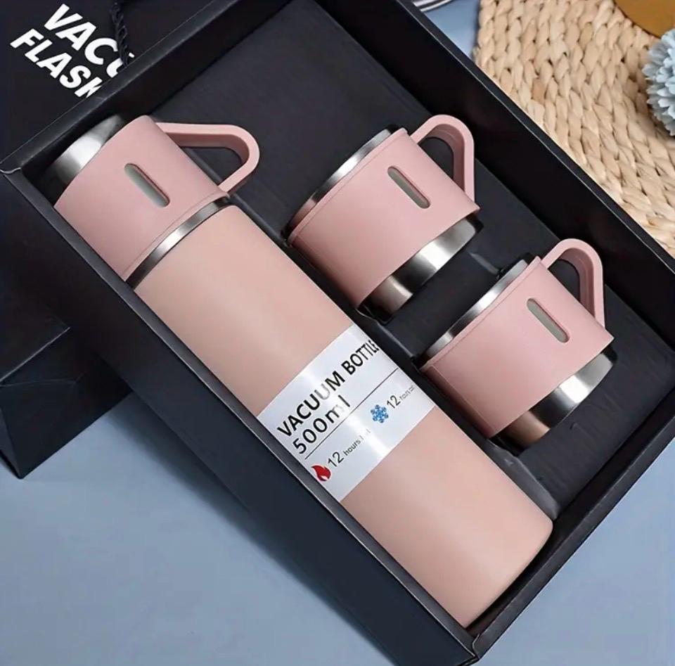 SET TERMO + 2 TAZAS TÉRMICAS – 3 PIEZAS - Imagen 2
