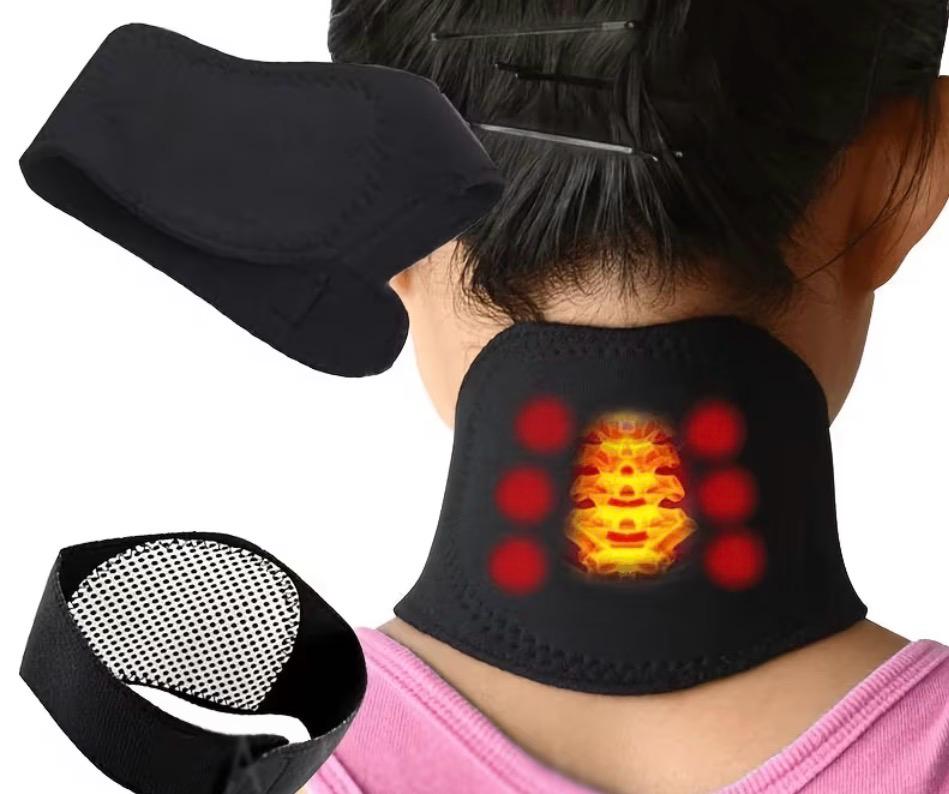 MASAJEADOR MAGNÉTICO PARA CUELLO Y CINTURA – SET 4 PIEZAS
