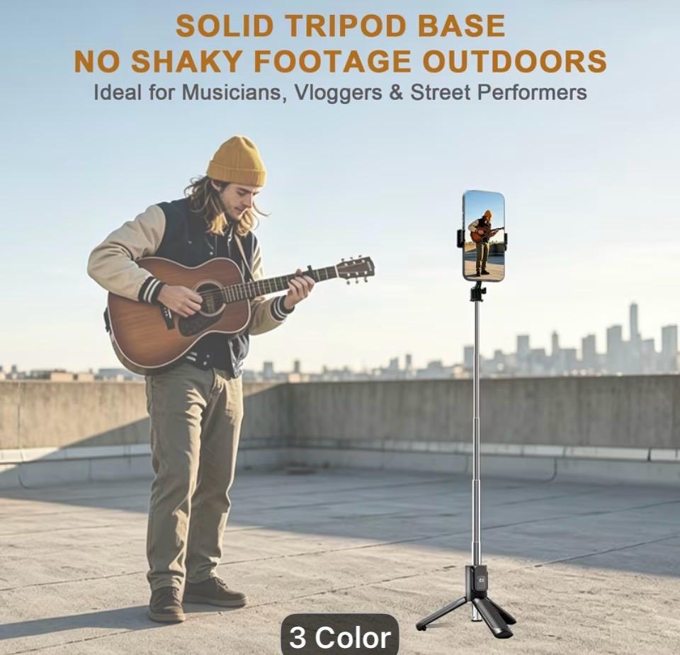 TRÍPODE SELFIE STICK 3 EN 1 – SOPORTE PARA CELULAR - Imagen 3
