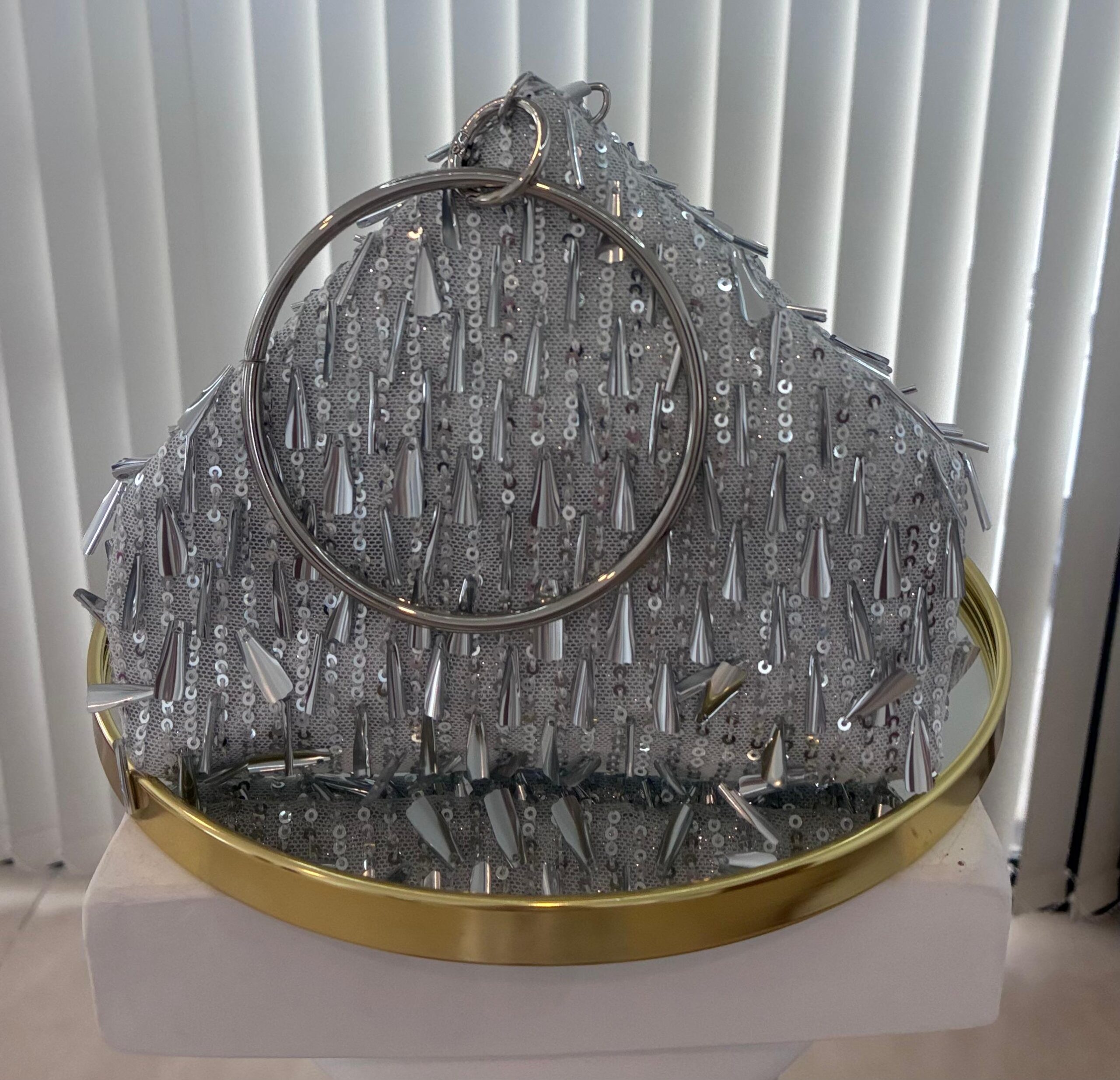 MINI BAG BELLISSIMA — Silver - Imagen 5