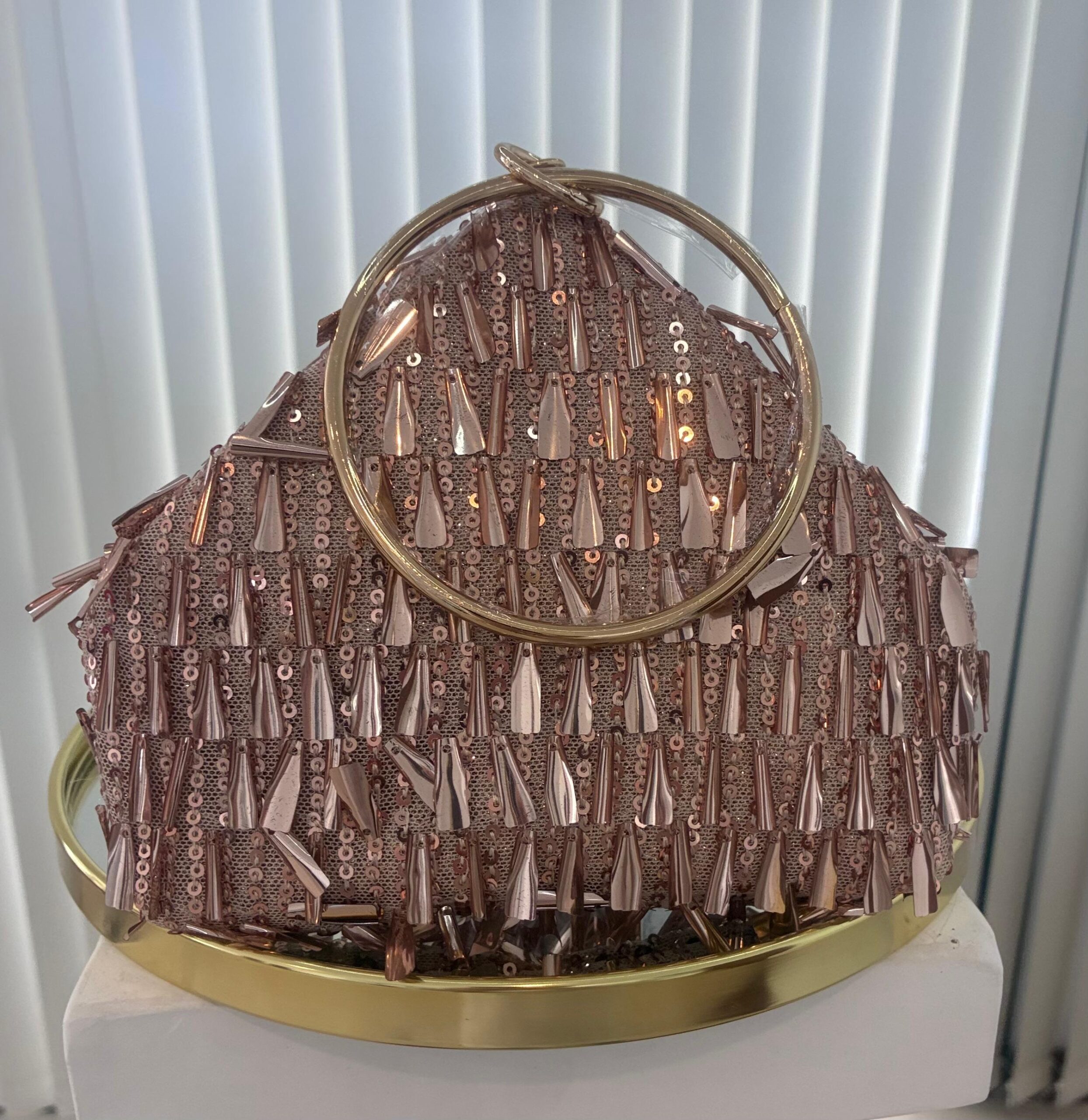 MINI BAG BELLISSIMA — Rose Gold - Imagen 4
